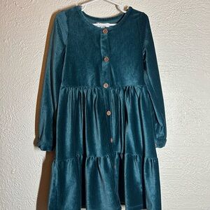Biscotti Teal Long Sleeve Dress
